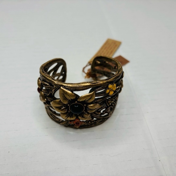 New LUCKY BRAND Chunky Flower Cuff - Picture 5 of 5